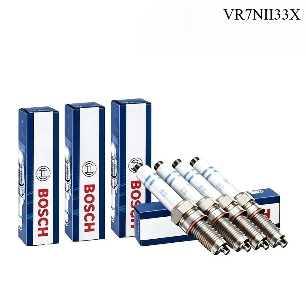 Bosch Spark Plug Iridium - 純正ボッシュVR7NII33Xスパークプラグ トヨタRAV4 XA40 2.0用 炭素除去燃料節約 自動車メンテナンススペアパーツ