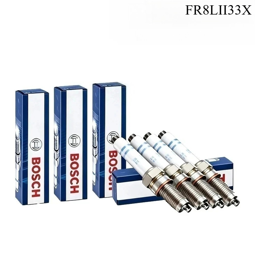 Bosch Spark Plug Iridium - ボッシュ純正FR8LII33Xダブルイリジウムスパークプラグ、クライスラージャーニー2.4安定点火エンジン交換部品用