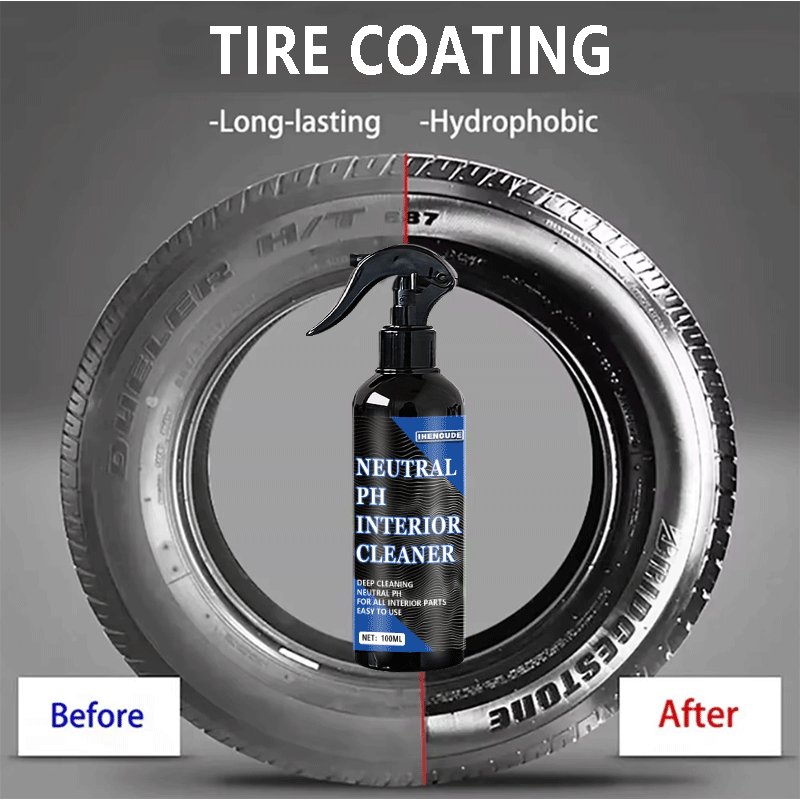 Car Wax Ceramic Coating - 黒い車のタイヤ黒染めセラミックコーティングスプレー液体修復剤自動車洗浄アクセサリースプレーワックスクリーナー