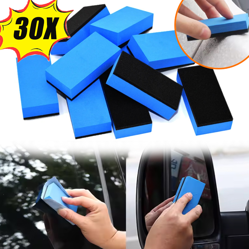 Car Wax Ceramic Coating - 車研磨コーティングスポンジブラシコーティングシーラースポンジナノアプリケーターパッド研磨ワックスセラミックコーティングクリーニングツール