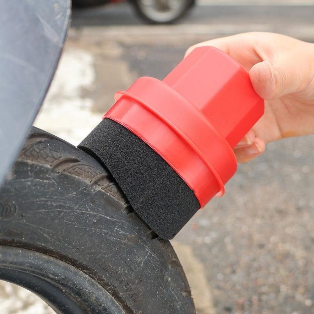 カーブ型タイヤ研磨スポンジ（カバー付き）再利用可能なオートタ - Wax Applicator Pad のレビューと価格