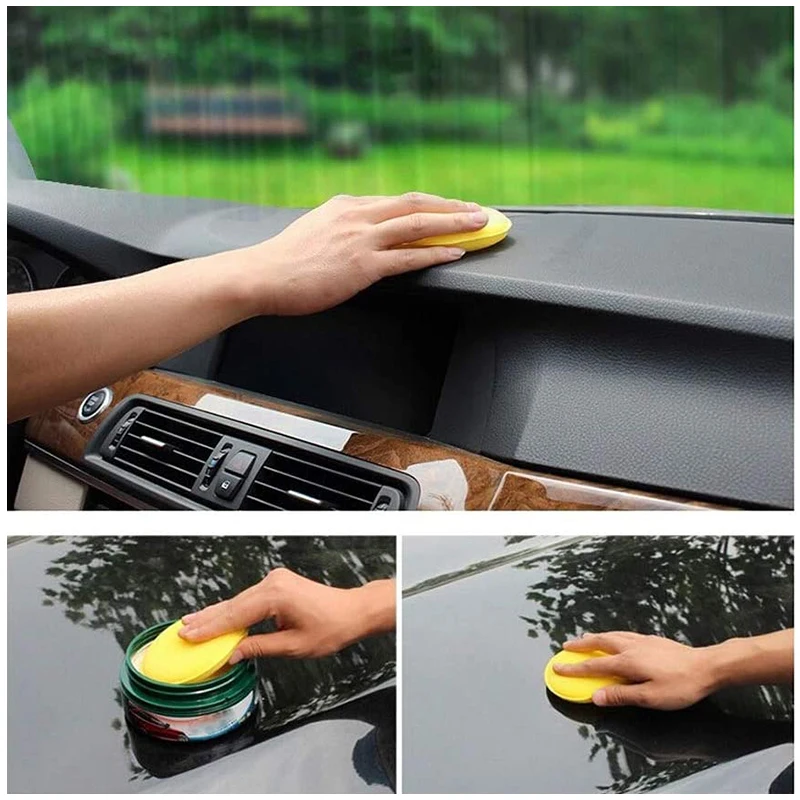 12個入り丸型カーワックス研磨フォームスポンジパッド、高密度 - Wax Applicator Pad のレビューと価格