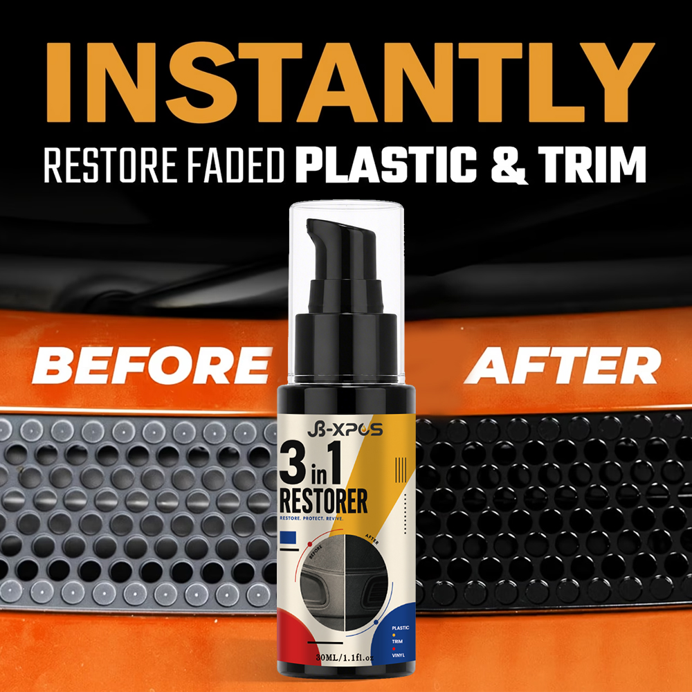 車用プラスチック・レザートリム修復剤 色褪せたバンパー・ダッ - Trim Restorer Plastic のレビューと価格
